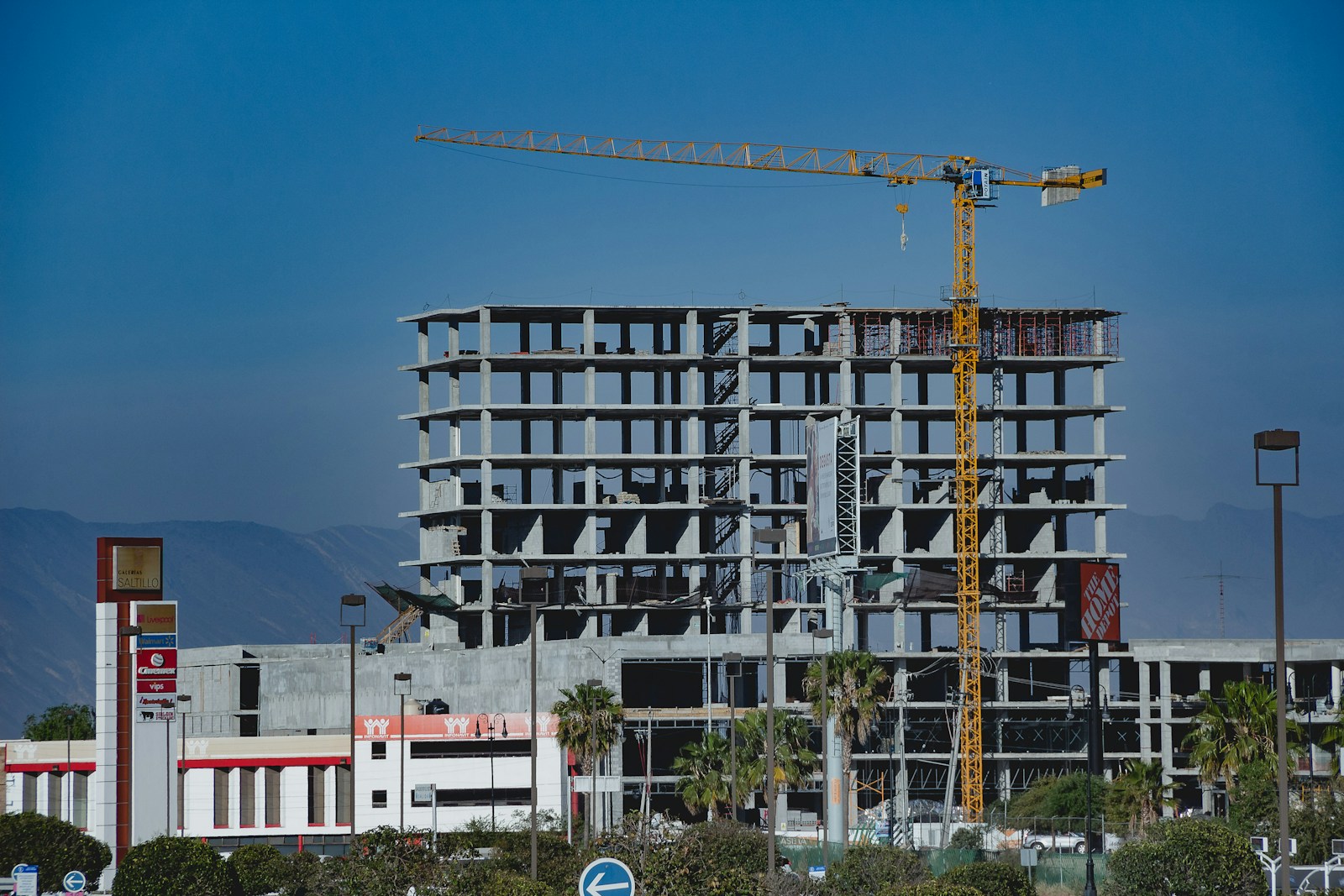 white concrete structure